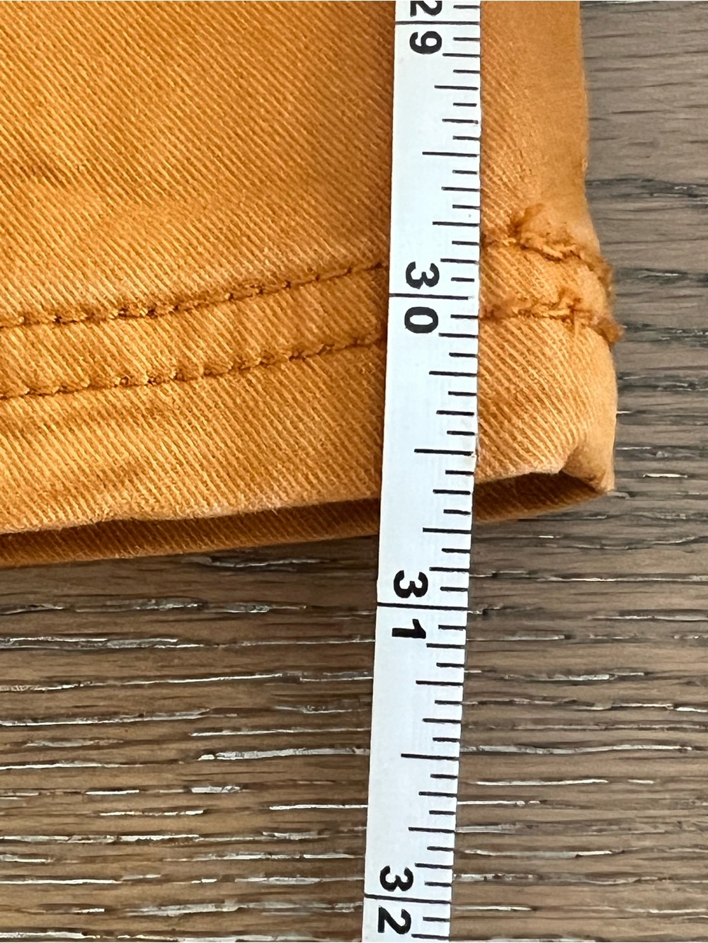 Old Navy Mid-Rise Pixie Chino Utility Pants Sunflower Gold Size 8 Tall - Picture 9 of 10